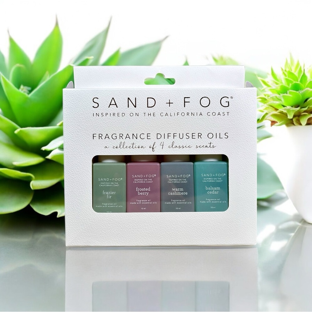 Sand + Fog California Coast Inspired Fragrance Oils for Diffuser 10 ml QTY 4